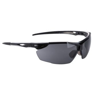 Ochelari de Protectie PW Defender Portwest model PS04, culoare Fumuriu, fit R, 10 buc/set