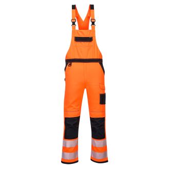 Pantaloni cu pieptar PW3 Hi Vis Portwest model PW344