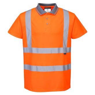 Tricou polo cu maneci scurte Portwest RT22L, culoare portocaliu, marime L