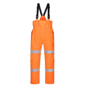 Pantaloni Hi-Vis cu Bretele Extreme Rain Portwest model S594