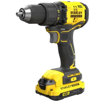 Masina de gaurit si insurubat  Stanley Fatmax V20 SFMCD710C2K, 60 Nm, 2 acumulatori 18 V/1.5 Ah