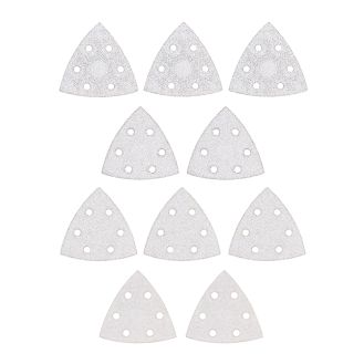 Set 10 foi abrazive delta Stanley STA32348, 94x94x94 mm, granulatie mixta