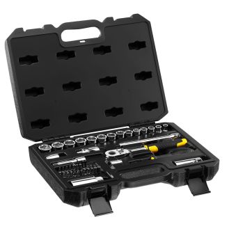 Trusa chei tubulare 45 piese Stanley STMT82829-1, 3/8"