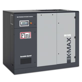 Compresor cu surub, turatie variabila, Fini K-MAX 90-08 VS, 90 kW, 7.5 bar, 15900 / 5700 l/min