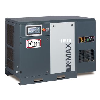Compresor cu surub Fini K-MAX 11-10 ES, 11 kW, 10 bar, 1550 l/min, cu uscator