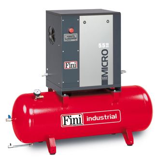 Compresor de aer cu surub Fini MICRO 5.5-10-500, 400 V, 500 l, 5.5 kW, 10 bar, 650 l/min