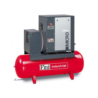 Compresor de aer cu surub Fini MICRO 5.5-10-270ES, 270 l, 5.5 kW, 10 bar, 650 l/min, cu uscator