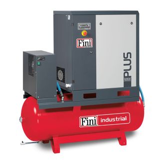 Compresor de aer cu surub Fini PLUS 16-10-500 ES, 400 V, 500 l, 15 kW, 10 bar, 2050 l/min, cu uscator