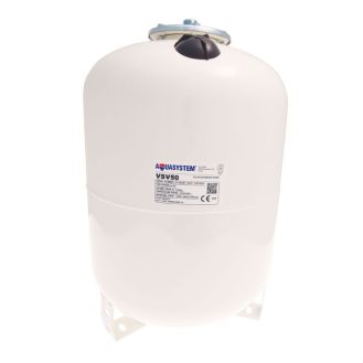 Vas de expansiune vertical cu suport Aquasystem VSV50, apa calda, volum 50 l, max 10 bari
