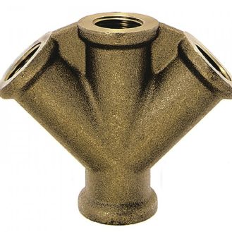 Distribuitor cu 4 cai Ludecke VWS_38, DN 15, 4 x G 3/8" filet interior