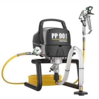 Pompa airless cu membrana Wagner PowerPainter 90 Extra HEA SKID, WA2414079, debit material 1,9 l/min, duza max. 0,019“, motor electric 0,8 kW