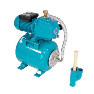 Hidrofor cu pompa de mare adancime Wasserkonig WKE20-36/19H, putere 900 W, debit 2500 l/h, inaltime refulare 40 m, aspiratie 20 m, vas de expansiune 19 litri