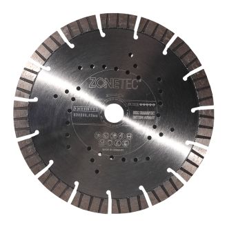 Disc diamantat Zonetec ZA241STB230171522 pentru beton armat, taiere segmentata, D 230x22.3x17 mm