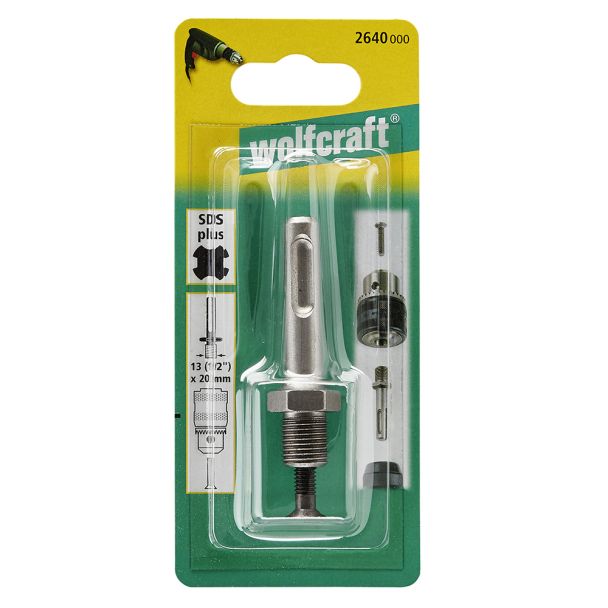 Adaptor mandrina Wolfcraft 264000, prindere SDS Plus | MASIF