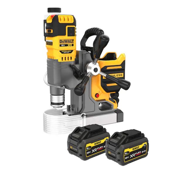 Masina de gaurit cu talpa magnetica Dewalt DCD1623X2G, burghiu max