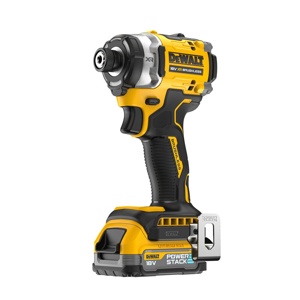 Masina de insurubat cu impact Dewalt DCF860E2T, 18V, cuplu maxim 282Nm,2 acumulatori POWERSTACK 1.7Ah,valiza TSTAK - imagine 2