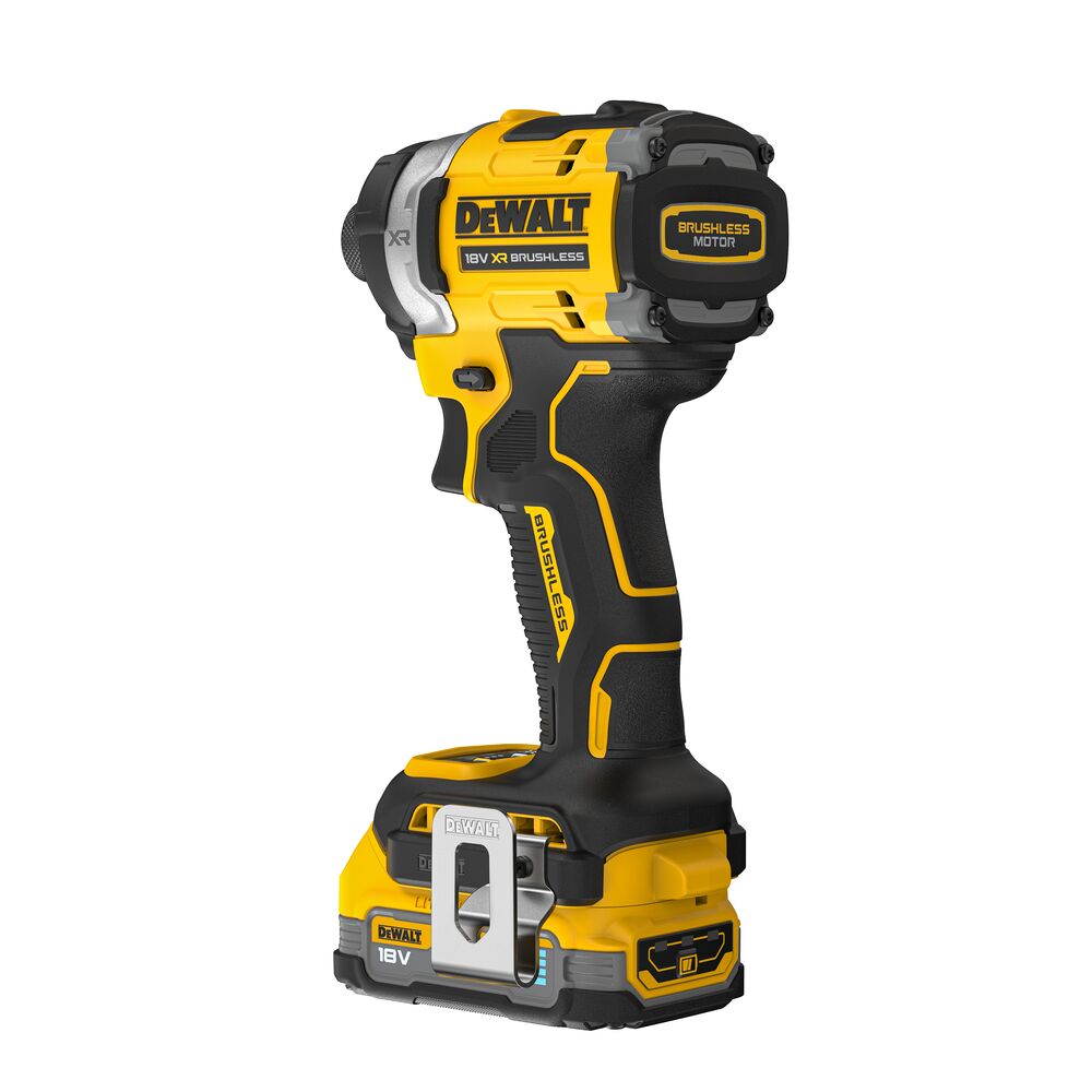 Masina de insurubat cu impact Dewalt DCF860E2T, 18V, cuplu maxim 282Nm,2 acumulatori POWERSTACK 1.7Ah,valiza TSTAK - imagine 5