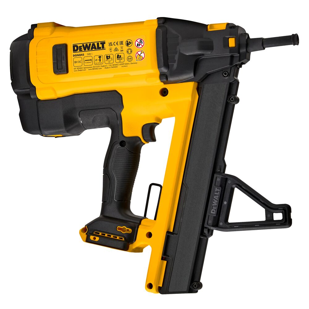 Ciocan de batut cuie in beton cu gaz TRAK-IT C6 Dewalt DGN845N, 100J - imagine 3