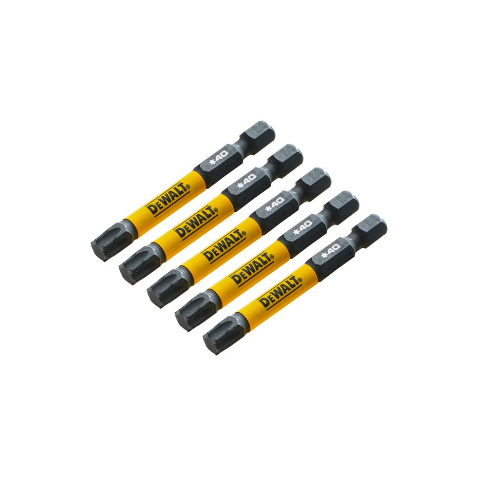 Set 5 biti de impact DeWALT DT7399T, 57 mm, T40 - imagine 3