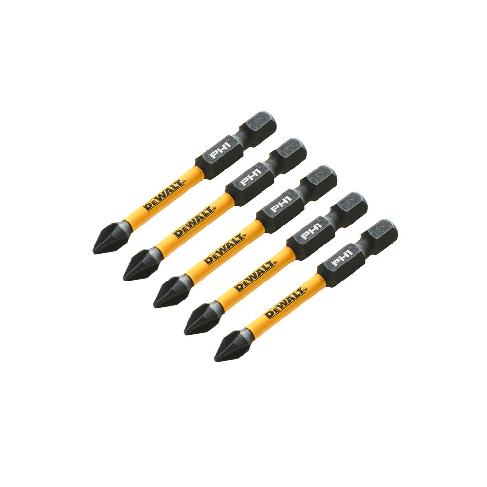 Set 5 biti de impact DeWALT DT7997T, 57 mm, PH1 - imagine 3