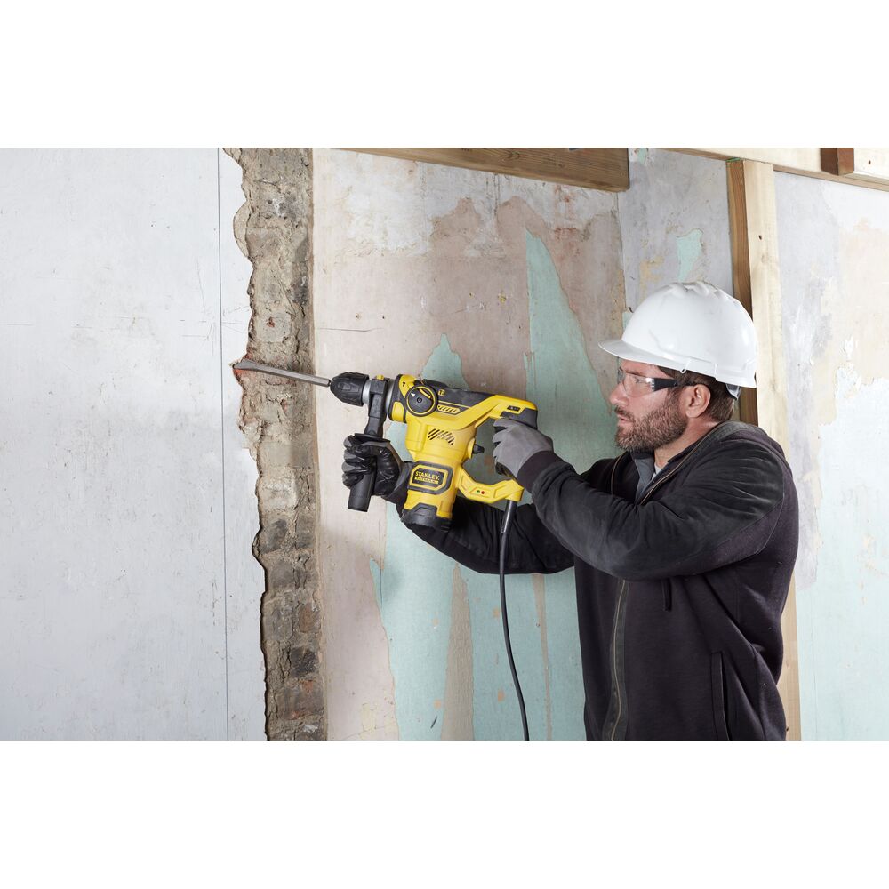Ciocan rotopercutor SDS Plus Stanley FME1250K, 1250W, 3,2 J, valiza transport - imagine 5