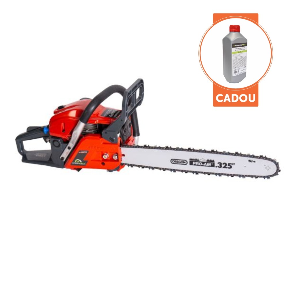 Drujba (motofierastrau) cu lant Greenfield GP-MF50-45_EUROV, 50 cmᶾ, 2.55 CP, 45 cm