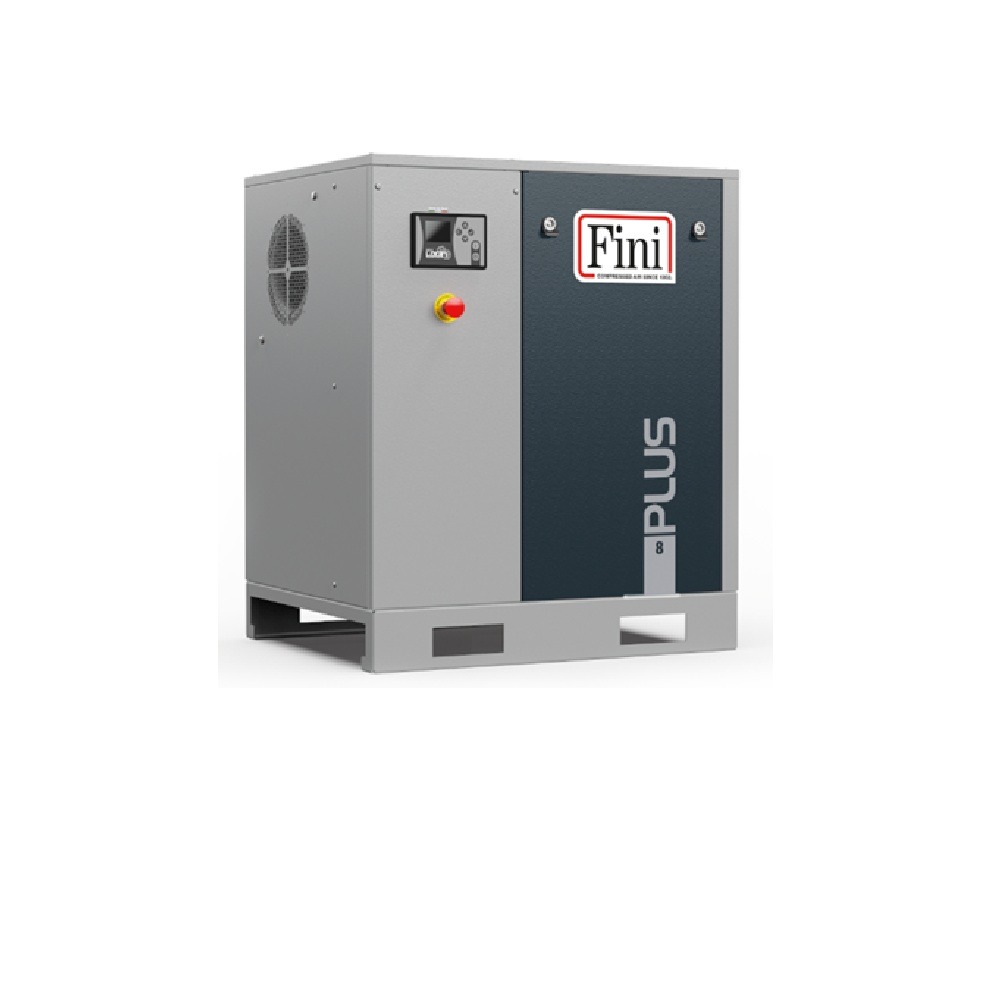 Compresor de aer cu surub Fini PLUS-E-8-10, 400 V, 7.5 kW, 950 l/min, 10 bar, IE3