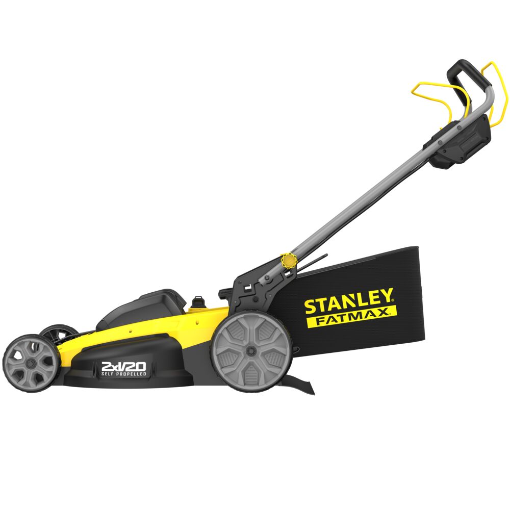 Masina electrica de tuns gazon Stanley Fatmax V20 SFMCMWS251B , fara acumulatori,18 V, autopropulsata, 51 cm - imagine 2