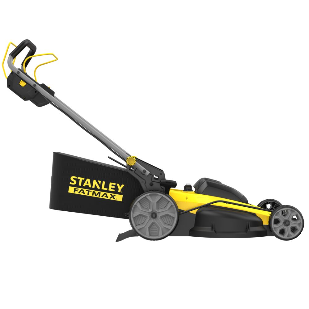 Masina electrica de tuns gazon Stanley Fatmax V20 SFMCMWS251B , fara acumulatori,18 V, autopropulsata, 51 cm - imagine 3
