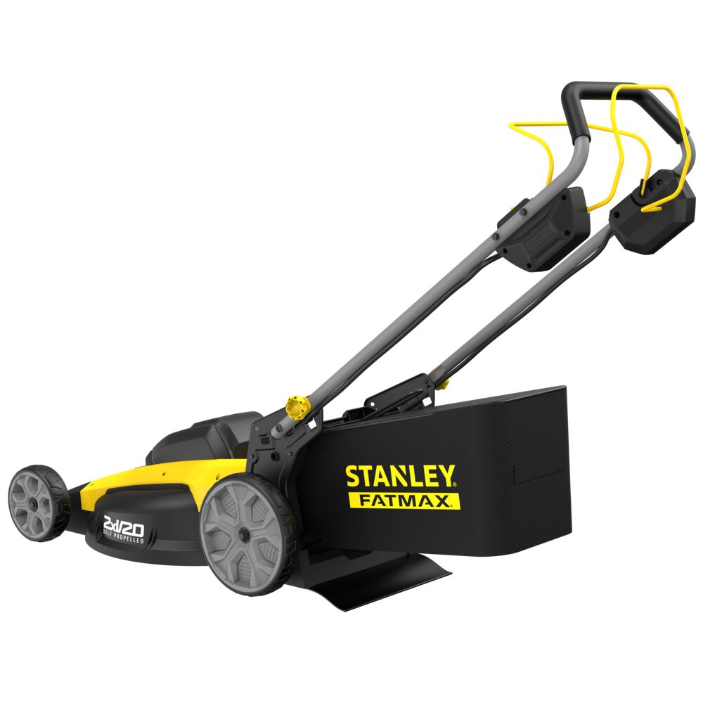 Masina electrica de tuns gazon Stanley Fatmax V20 SFMCMWS251B , fara acumulatori,18 V, autopropulsata, 51 cm - imagine 4