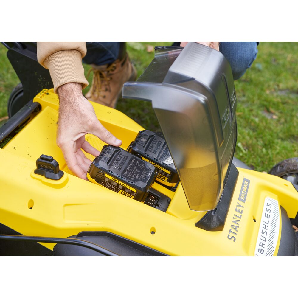 Masina electrica de tuns gazon Stanley Fatmax V20 SFMCMWS251B , fara acumulatori,18 V, autopropulsata, 51 cm - imagine 6
