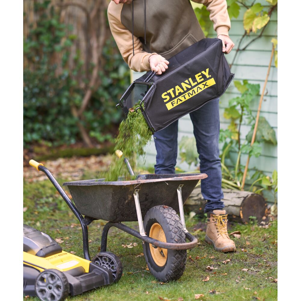 Masina electrica de tuns gazon Stanley Fatmax V20 SFMCMWS251B , fara acumulatori,18 V, autopropulsata, 51 cm - imagine 8