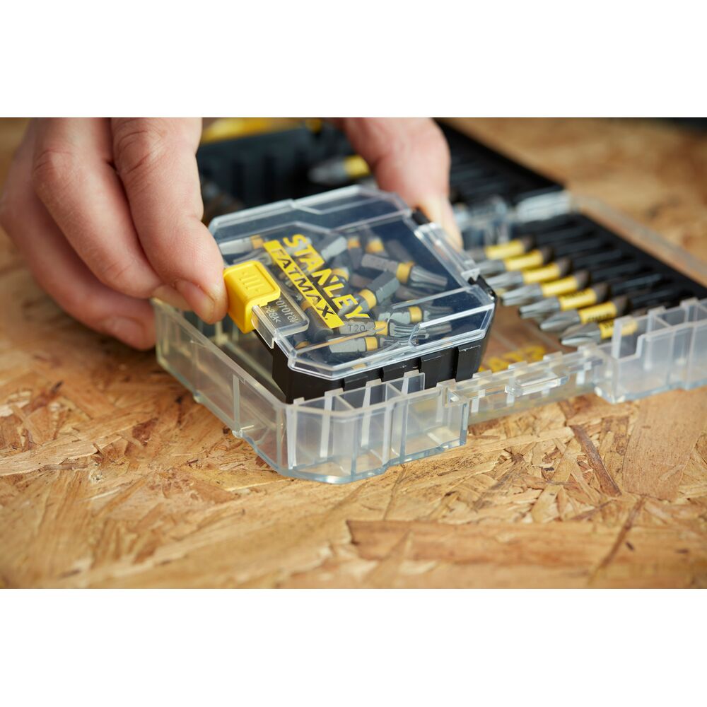 Set 20 biti Stanley FATMAX STA88569, 25 mm, 1/4", PH2 - imagine 3