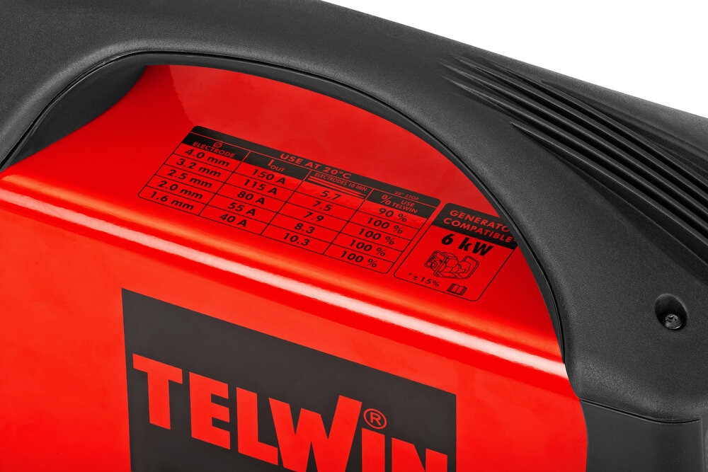 Invertor sudura  MMA Telwin TECNICA171SACX_PC, 150 A, electrozi 1.6-4  mm, cu accesorii si valiza de transport - imagine 7