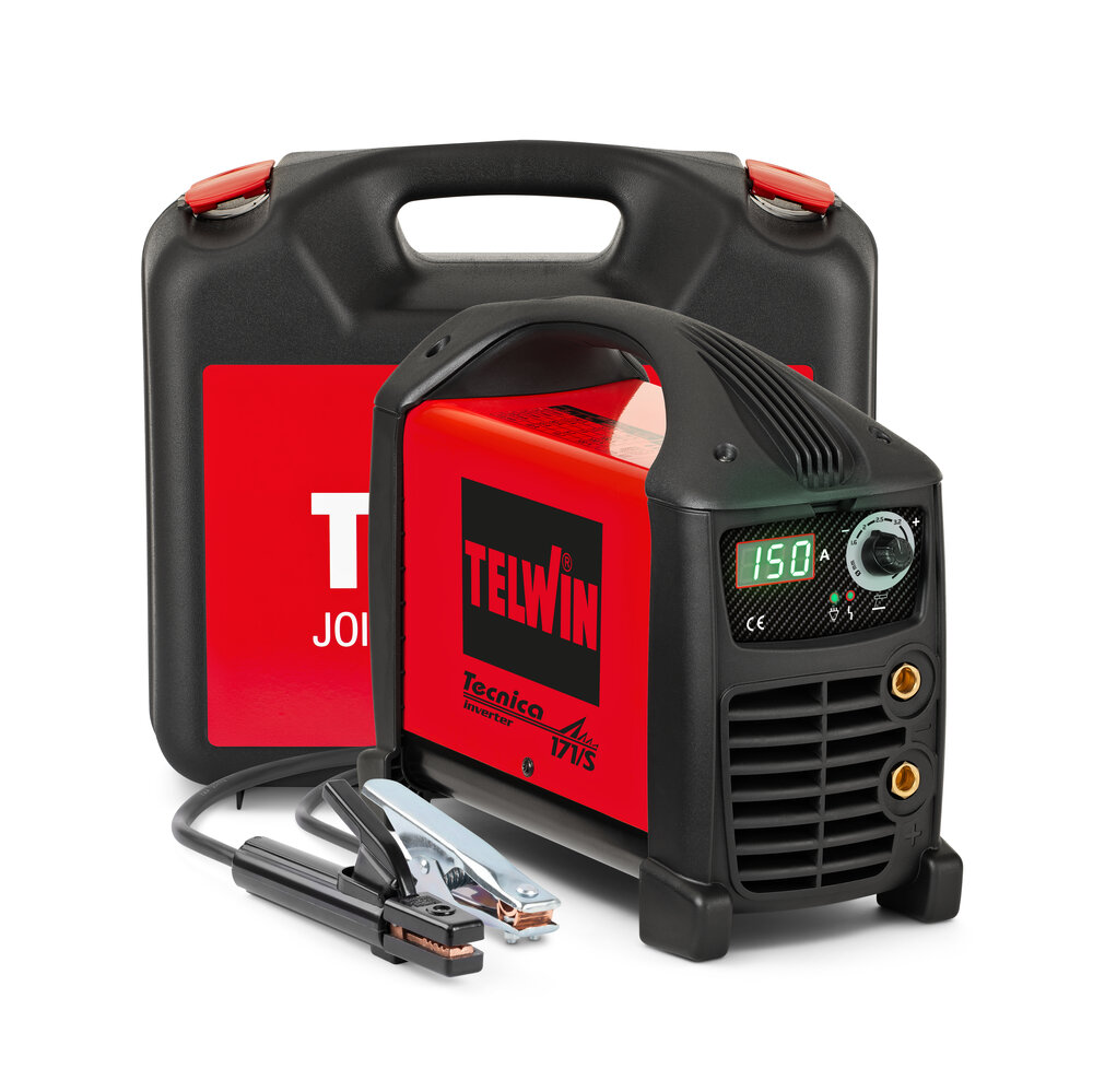 Invertor sudura  MMA Telwin TECNICA171SACX_PC, 150 A, electrozi 1.6-4  mm, cu accesorii si valiza de transport - imagine 9