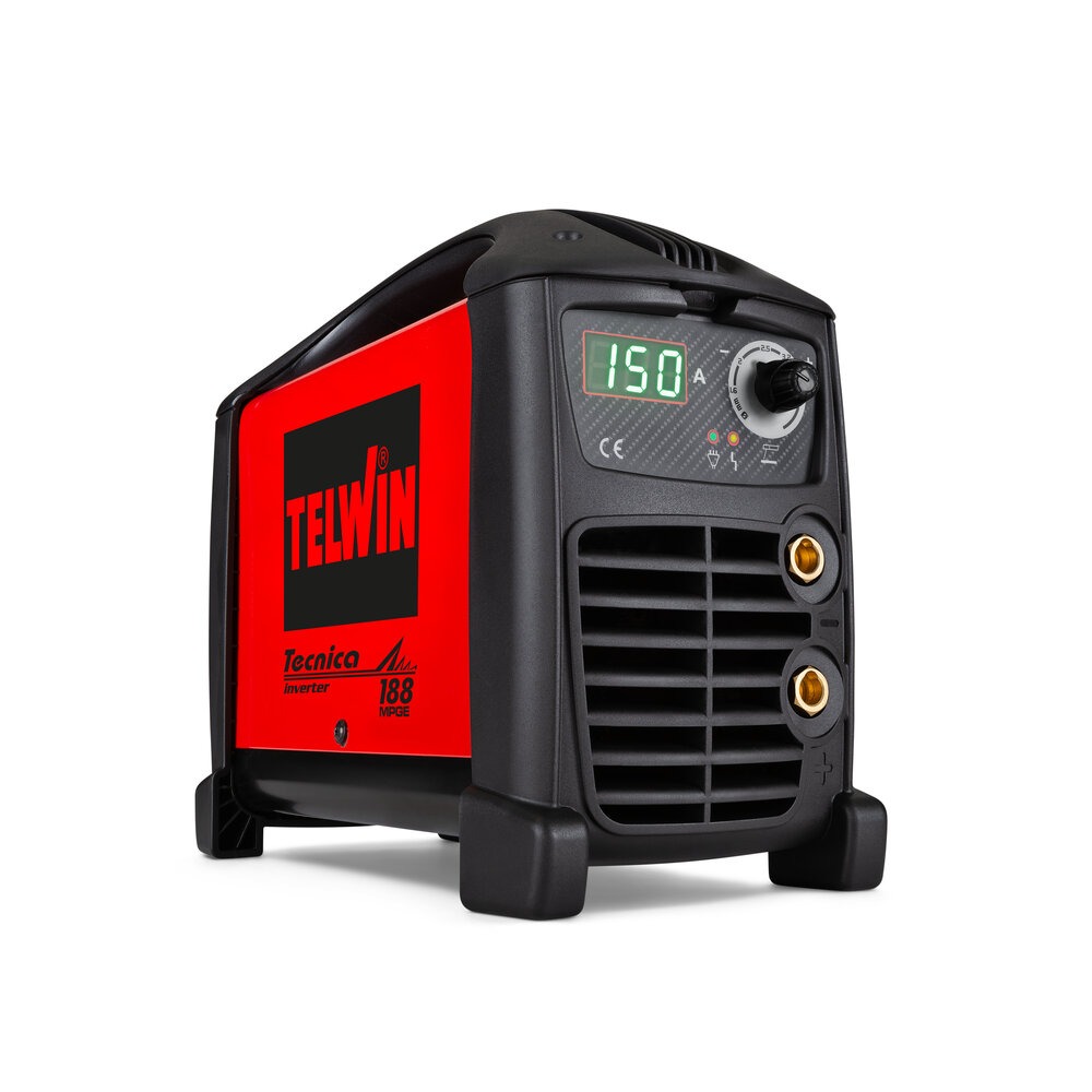 Invertor sudura  MMA Telwin TECNICA188MPGE_ACX, 150 A, electrozi 1.6-4  mm, cu accesorii - imagine 7