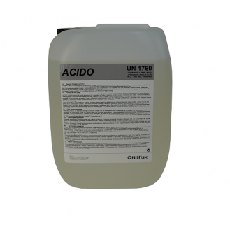 Agent de curatare si dezinfectare acid Nilfisk 105301622, ACIDO SV1 10 L, bidon 10 litri