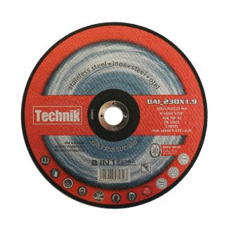 Disc abraziv pentru taiere inox Technik DAI_230X1.9