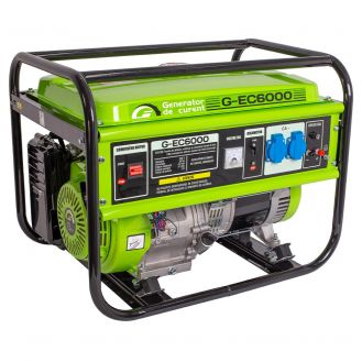 Generator de curent pe benzina Greenfield G-EC6000, portabil, monofazat, 4.3 kVA