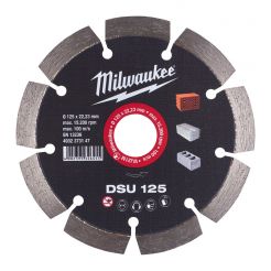 Disc diamantat Milwaukee DSU 125, 125 mm