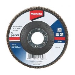 Disc lamelar Makita D-63454 granulatie A80, oxid de aluminiu, 115X22.23 mm