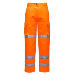 Pantaloni de dama Hi-Vis Portwest LW71ORRL, culoare portocaliu, marime L, talie normala