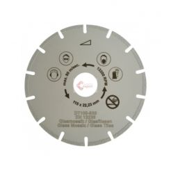 Disc diamantat pentru mozaic, Betontechnik MSP21/115, Premium, 115X1.5X4X22.22 mm
